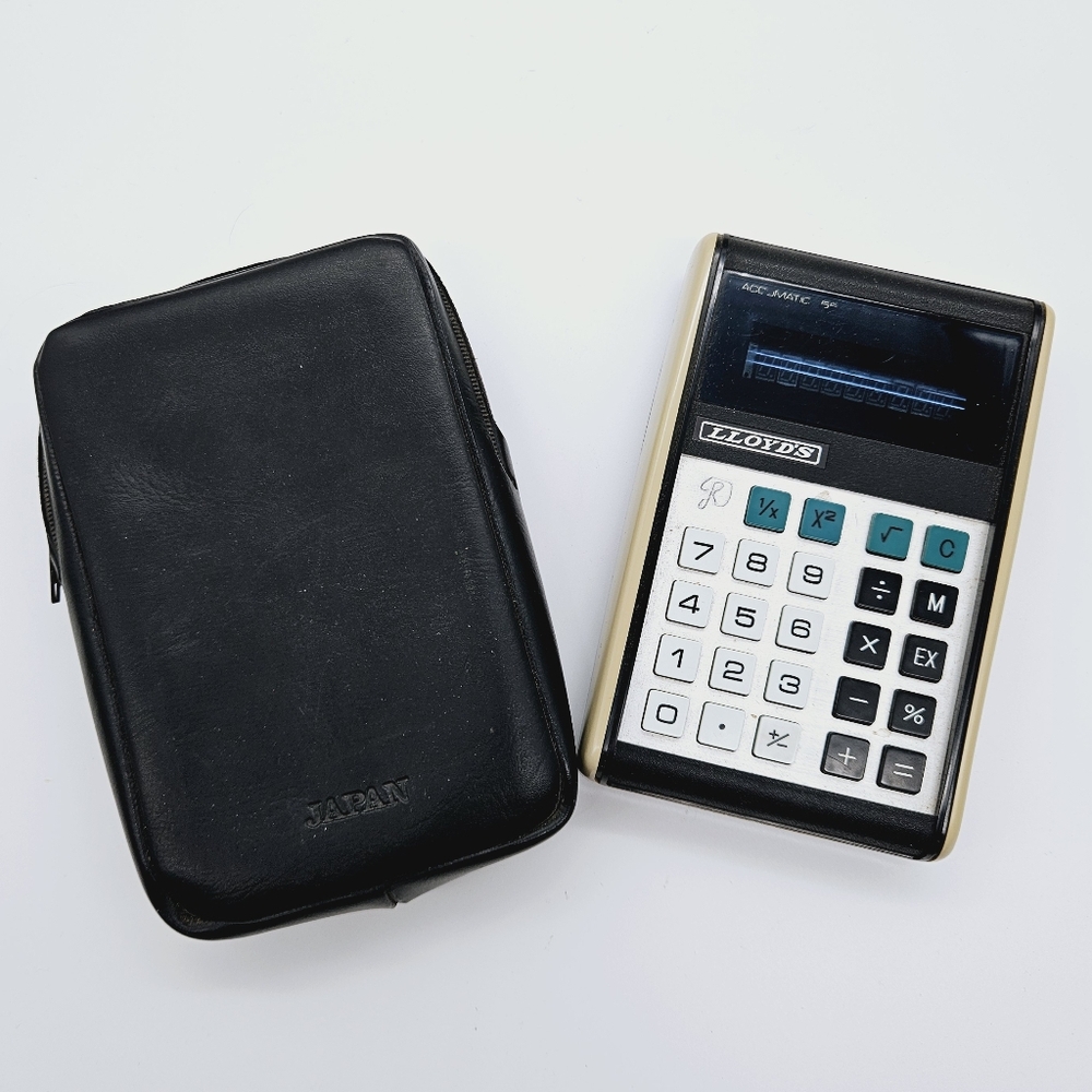 VINTAGE | Lloyd's Automatic 55 EH-8715 255A battery operated calculator